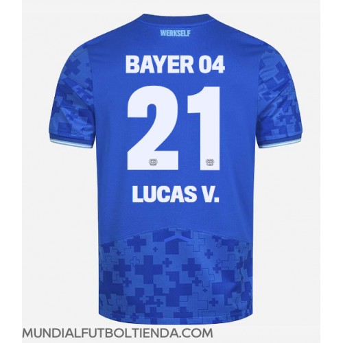 Camiseta Bayer Leverkusen Lucas Vazquez #21 Tercera Equipación Replica 2025-26 mangas cortas Camiseta Bayer Leverkusen Lucas Vazquez #21 Tercera Equipación Replica 2025-26 mangas cortas